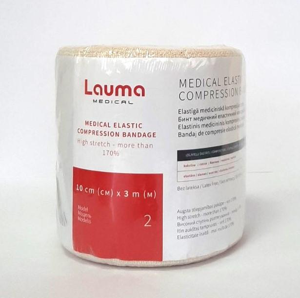 Бинт мед.еласт.компр. 10смх3м модель 2 б/латексу